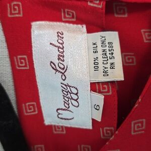 ✨️Vintage Maggy London 100% Silk 2 Piece Set - Size6✨️